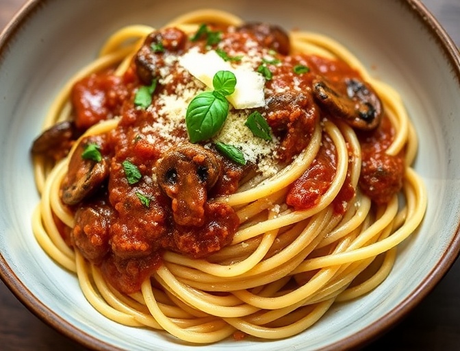 Mushroom Pasta